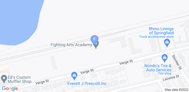 Map to Fighting Arts Academy 